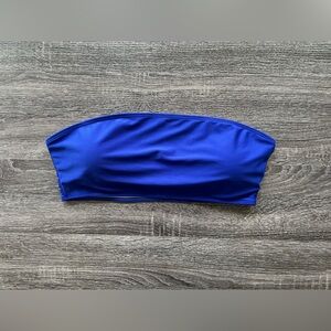 SHEIN Royal Blue Strapless Bandeau Bikini Top | Size 2XL